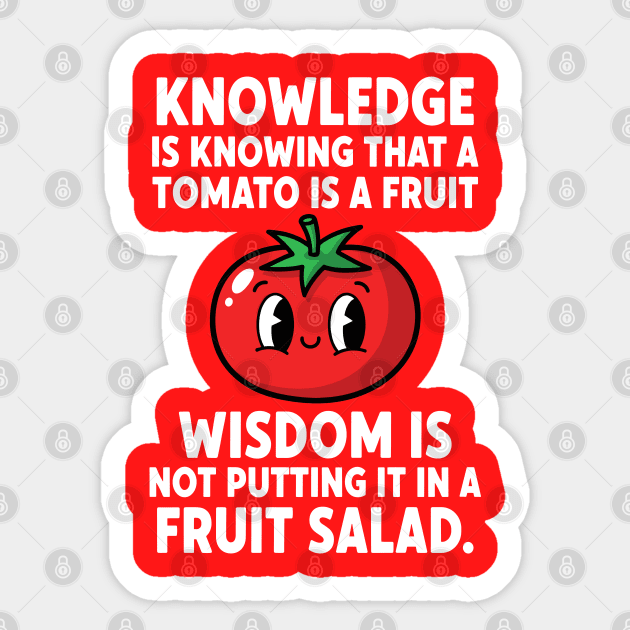 Funny Tomato Pun Sticker by enrynz